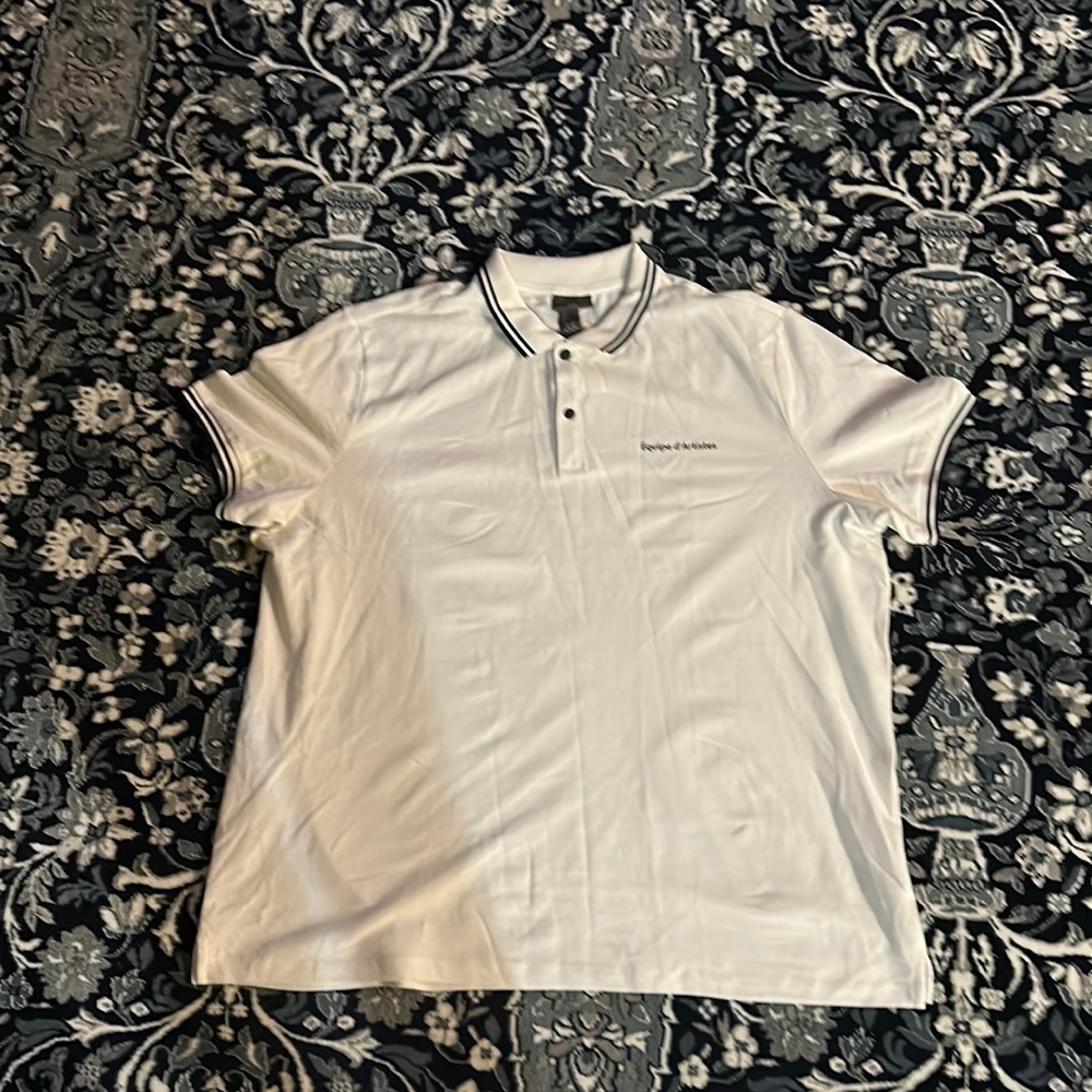 NWOT Beige Men’s H&M Equipe D’artistes Button-Up Polo